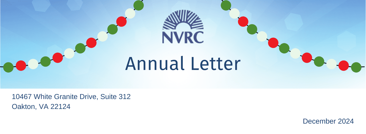 graphic of the header for NVRC's 2024 Annual Letter